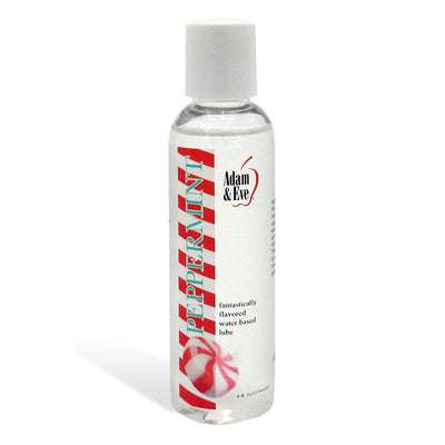 Adam & Eve PEPPERMINT Lubricant - Mint Flavoured Water Based Lubricant - 118 ml Bottle