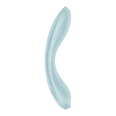 Satisfyer G-Spot Wave 2 - Ice Blue - Ice Blue 23.6 cm USB Rechargeable Flicking Tip Vibrator