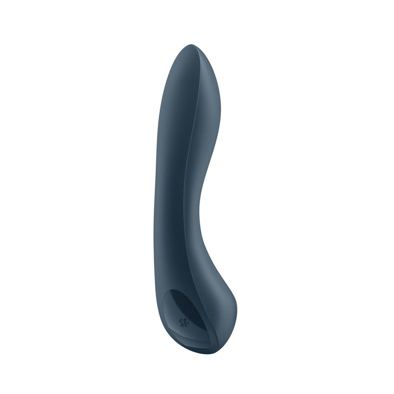 Satisfyer G-Spot Wave 4 - Dark Blue 21 cm USB Rechargeable Vibrator with Robotic G-Spot Stimulation