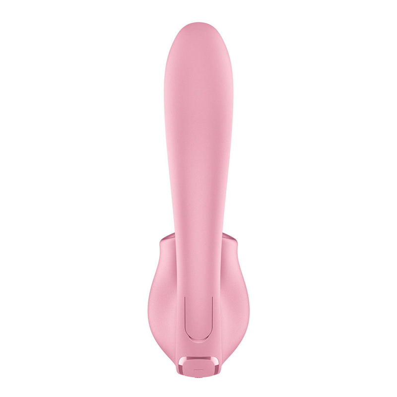 Satisfyer Tongue Genius - Pink USB Rechargeable Vibrator with Flicking Clit Stimulator