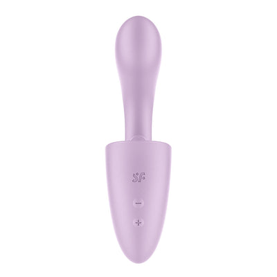 Satisfyer Tongue Expert - Violet 18 cm USB Rechargeable Vibrator with Flicking Clit Stimulator