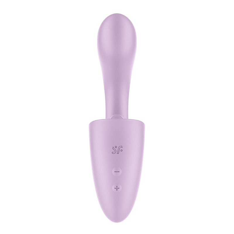 Satisfyer Tongue Expert - Violet 18 cm USB Rechargeable Vibrator with Flicking Clit Stimulator