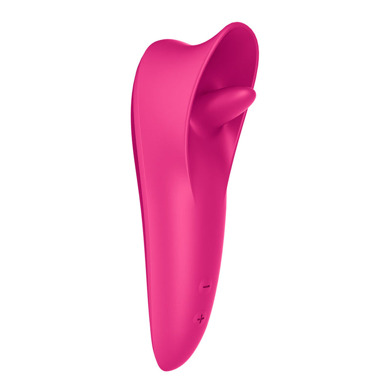 Satisfyer Tongue Master - Pink 14.4 cm USB Rechargeable Flicking Clitoral Stimulator