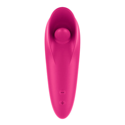 Satisfyer Tongue Master - Pink 14.4 cm USB Rechargeable Flicking Clitoral Stimulator
