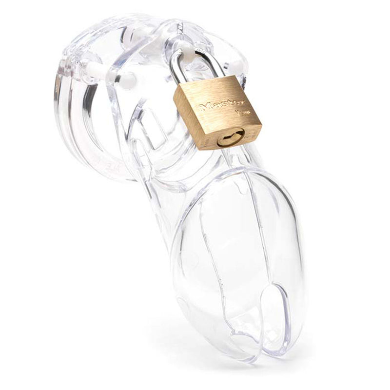 CB-6000 Chastity Cock Cage Kit - Clear