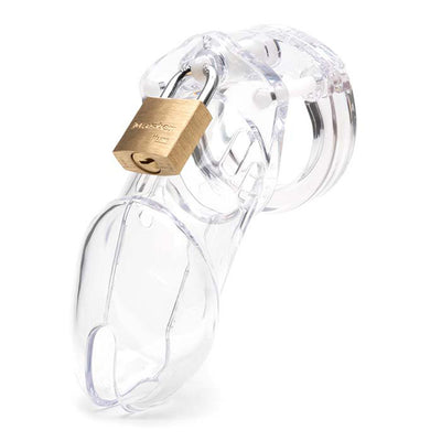 CB-6000 Chastity Cock Cage Kit - Clear