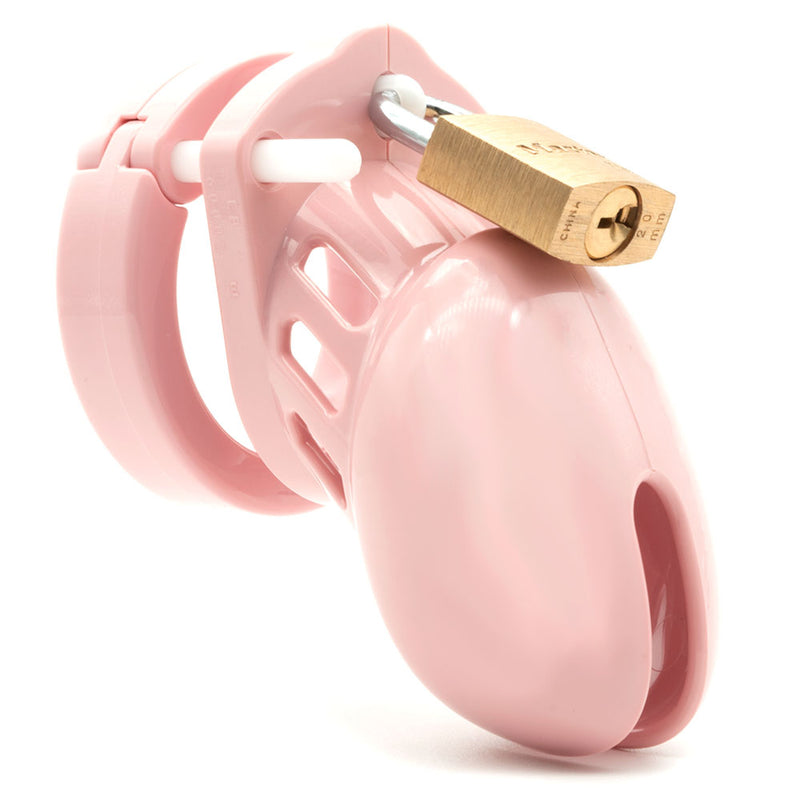 CB-6000S Chastity Cock Cage Kit - Pink