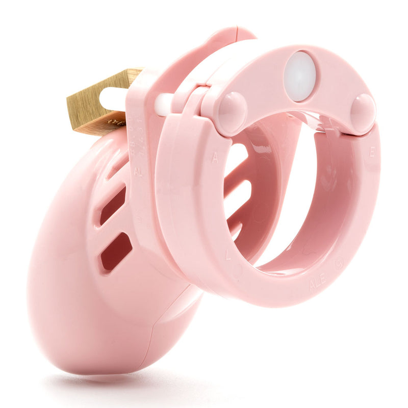 CB-6000S Chastity Cock Cage Kit - Pink