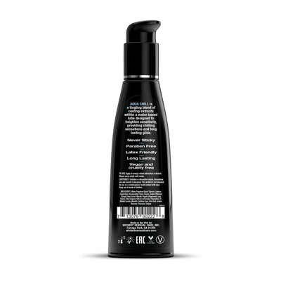 Wicked Aqua Chill - Cooling Water Based Lubricant - 120 ml (4 oz) Bottle