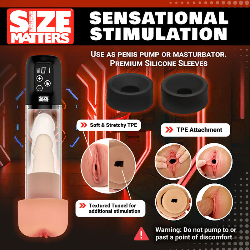 Size Matters Sucking Penis Pump