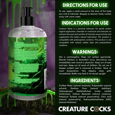 Creature Cocks Water-Based Lubricant - 473 ml