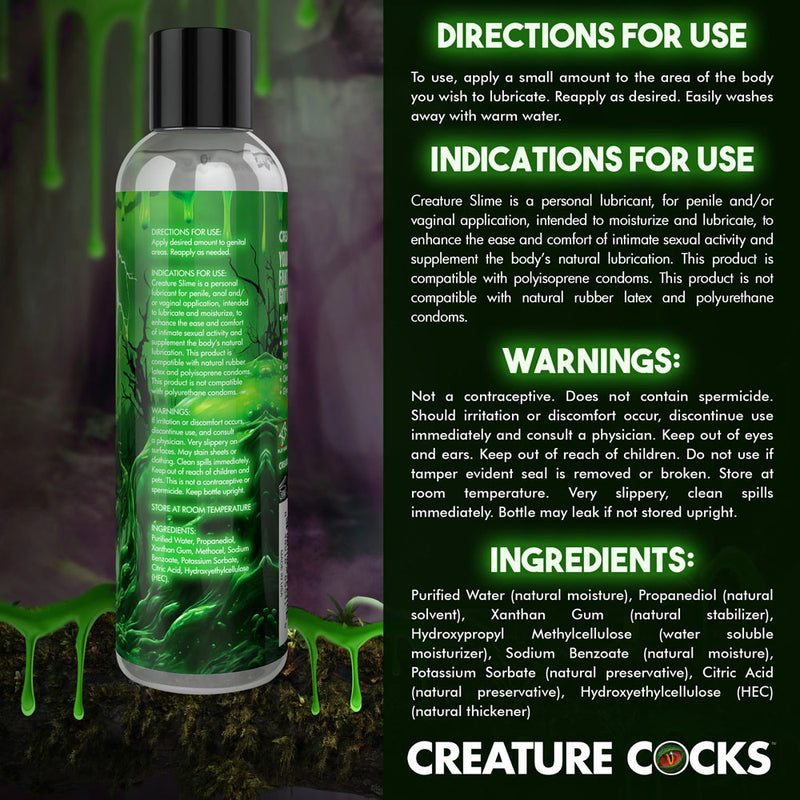 Creature Cocks Water-Based Lubricant - 236 ml