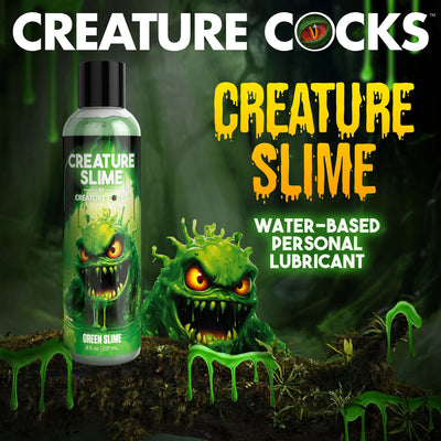 Creature Slime by Creature Cocks - Green Slime - Green Water Based Lubricant - 237 ml Bottle