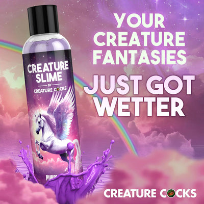 Creature Slime by Creature Cocks - Purple Slime - Purple Water Based Lubricant - 237 ml Bottle