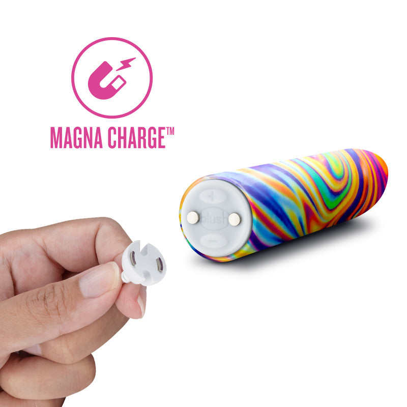 Limited Addiction Psyche - Power Vibe - Rainbow 10.2 cm USB Rechargeable Bulet