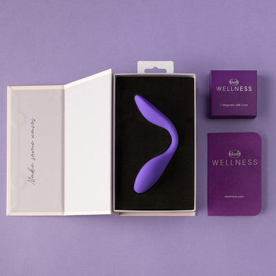 Wellness Duo - Purple - Purple USB Rechargeable Couples Vibrator