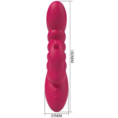 Party Up BRYNLYN - Pink - Pink 18.2 cm USB Rechargeable Rabbit Vibrator