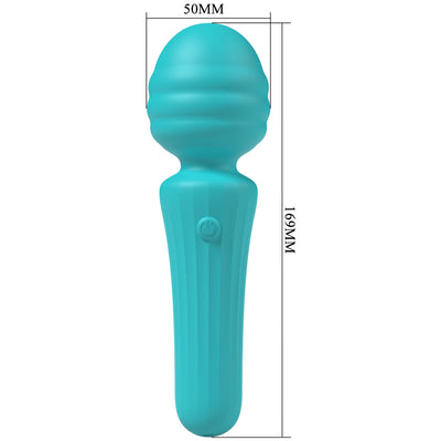 Party Up DUUNA - Teal - Teal 16.9 cm USB Rechargeable Massage Wand