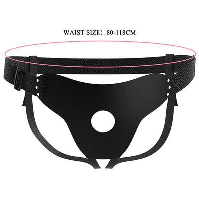 Party Up NICK Strap-On Harness - Black Adjustable Strap-On Harness (No Probe Included)