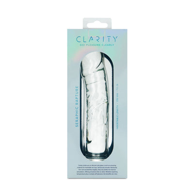 Clarity - Seraphic Rapture - Clear 17.8 cm Glass Dildo