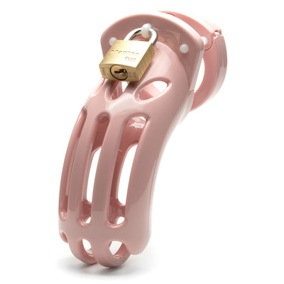 The Curve Chastity Cock Cage Kit - Pink