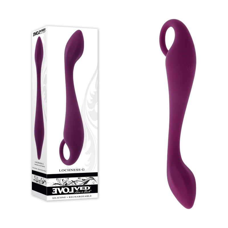 Evolved LOCHNESS G - Purple 19 cm USB Rechargeable Vibrator