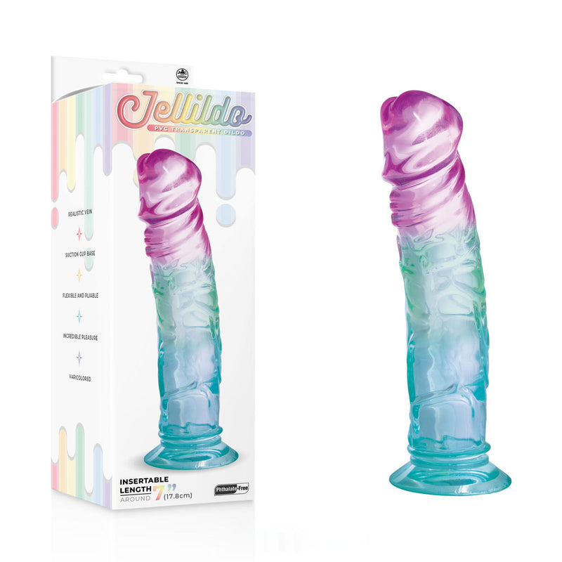 Jellido 18cm Dildo - Clear Coloured 18 cm Dildo