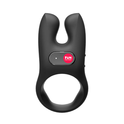 Fun Factory NOS black - Black USB Rechargeable Vibrating Cock Ring
