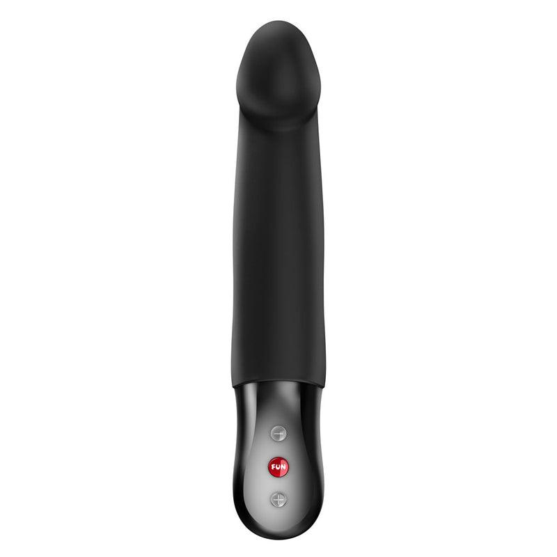 Fun Factory STRONIC REAL Black - Black USB Rechargeable Thrusting Vibrator