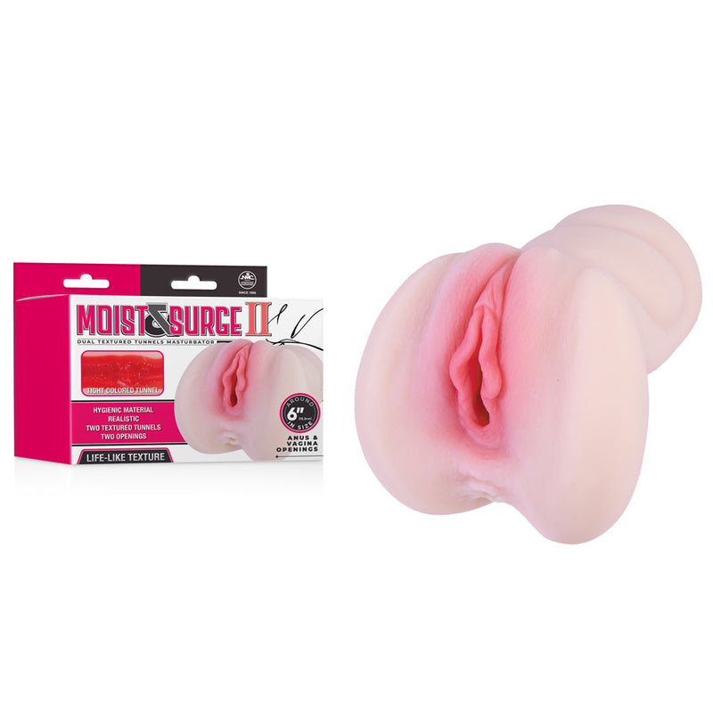 Moist & Surge II - Flesh Dual Layer Vagina Stroker