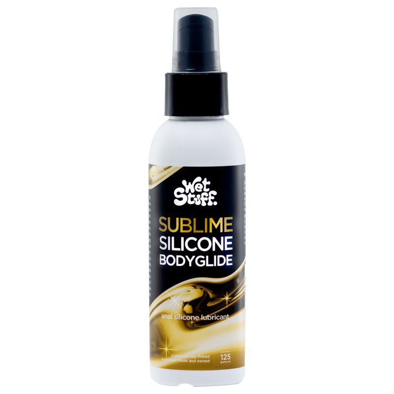 Wet Stuff Sublime - 125g Pump Top - Anal Silicone Lubricant - 125 gram Pump Bottle