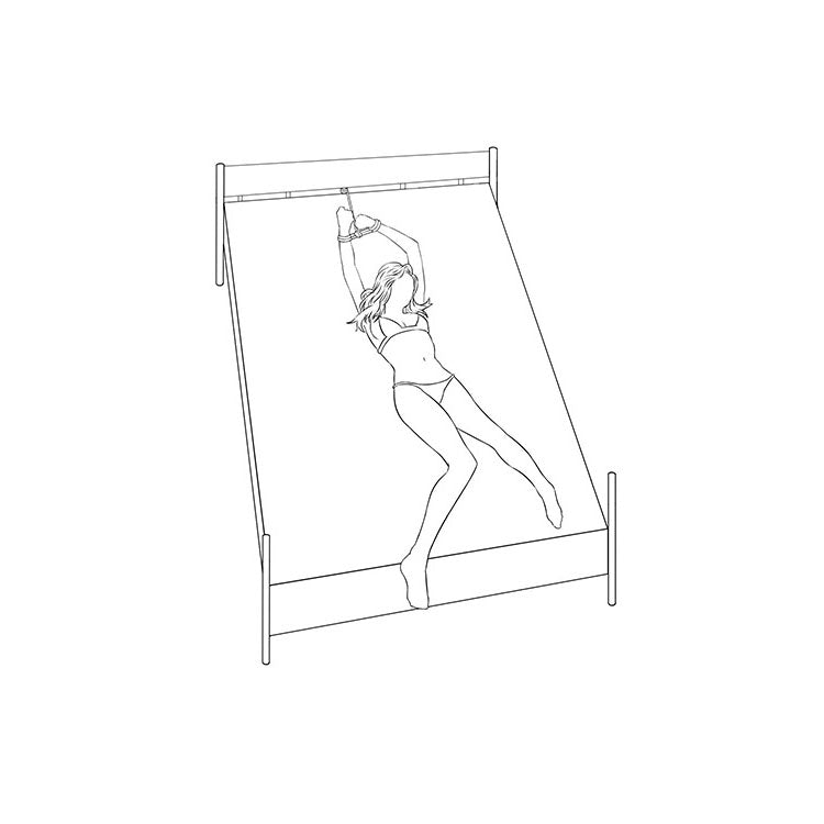 Adam & Eve BONDAGE ROPE - 4.5 metre (15 feet) - Black Bondage Rope - 4.5 metre Length