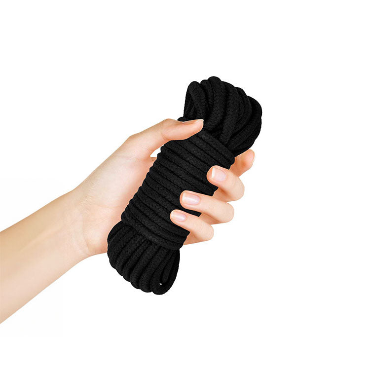 Adam & Eve BONDAGE ROPE - 9 metre (30 feet) - Black Bondage Rope - 9 metre Length