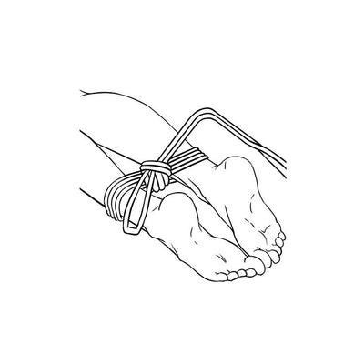 Adam & Eve BONDAGE ROPE - 9 metre (30 feet) - Black Bondage Rope - 9 metre Length