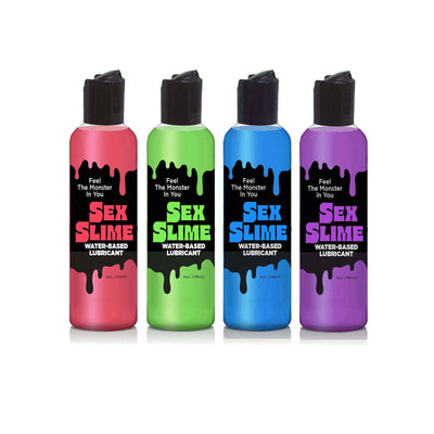 Sex Slime - Blue - Blue Water Based Lubricant - 120 ml Bottle