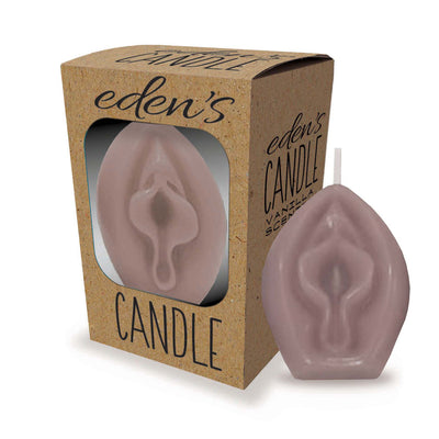 Eden's Candles Vagina - Vanilla - Display of 12 - Coloured Vanilla Scented Candles - Set of 12