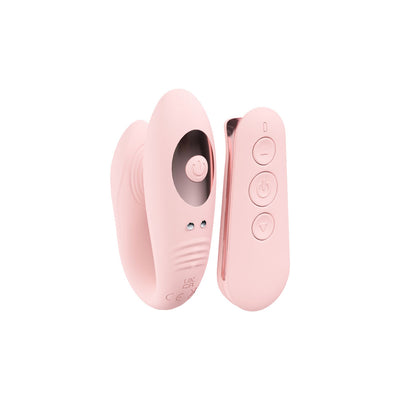 LOVELINE Charme Dual Motor Vibe - Pink USB Rechargeable Dual Motor Vibrator with Wireless Remote