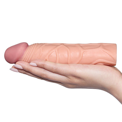 Pleasure X-Tender 1'' Sleeve - Flesh 2.5 cm (1'') Penis Extension Sleeve