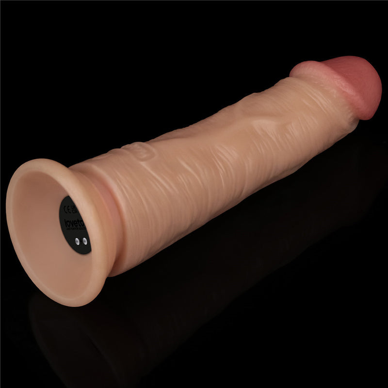 7 Inch Power Basics - Flesh 18 cm USB Rechargeable Vibrating Dong