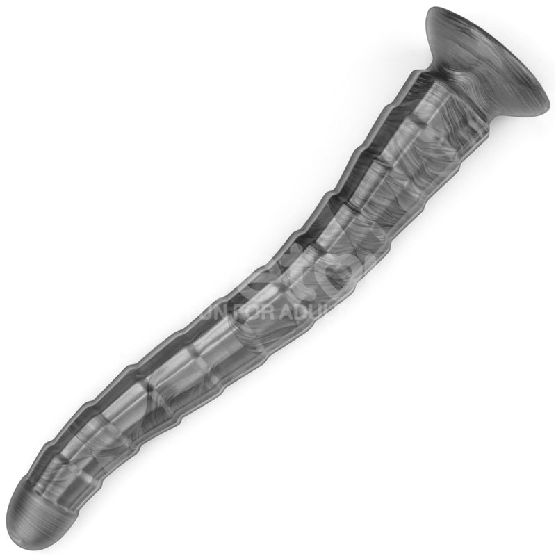 King Sized Vibrating Vibrax Slider - Grey 36.8 cm (14.5&