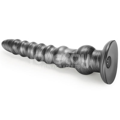 King Sized Vibrating Vibrax Slider - Grey 32.3 cm (12.5'') USB Rechargeable Vibrating Dildo