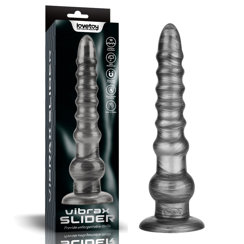 King Sized Vibrating Vibrax Slider - Grey 32.3 cm (12.5&