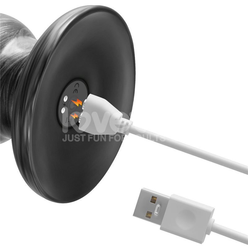 King Sized Vibrating Vibrax Slider - Grey 32.3 cm (12.5&