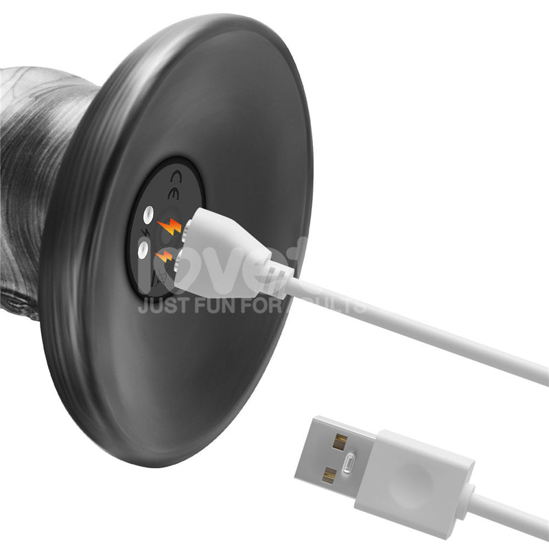 King Sized Vibrating Vibrax Slider - Grey 40.8 cm (16&