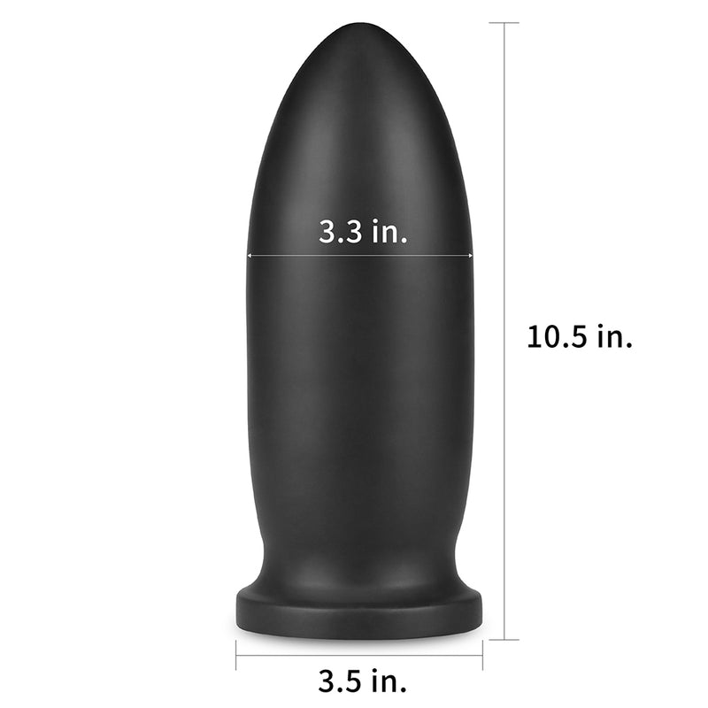 King Sized Anal Bomber - Black 23 cm (9&