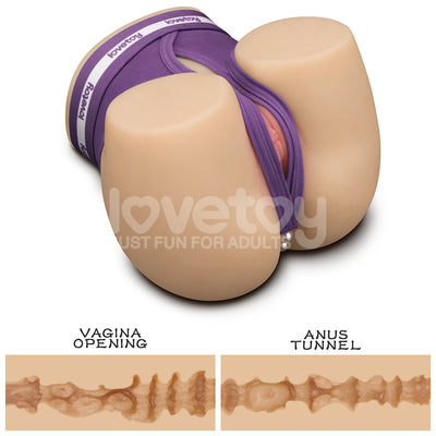 Streetgirls Dual Motor Sensation Pulse - Flesh USB Rechargeable Vibrating Masturbator