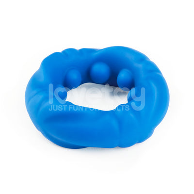 Pinnacle Pro Ridge Bump Stretcher - Blue Cock Ring