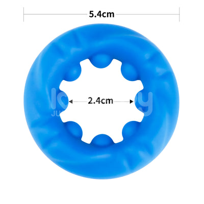 Pinnacle Pro Ridge Bump Stretcher - Blue Cock Ring