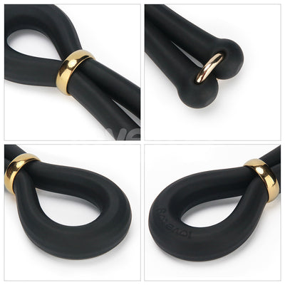 Pinnacle Pro Anyfit Stretcher - Black Adjustable Cock Ring