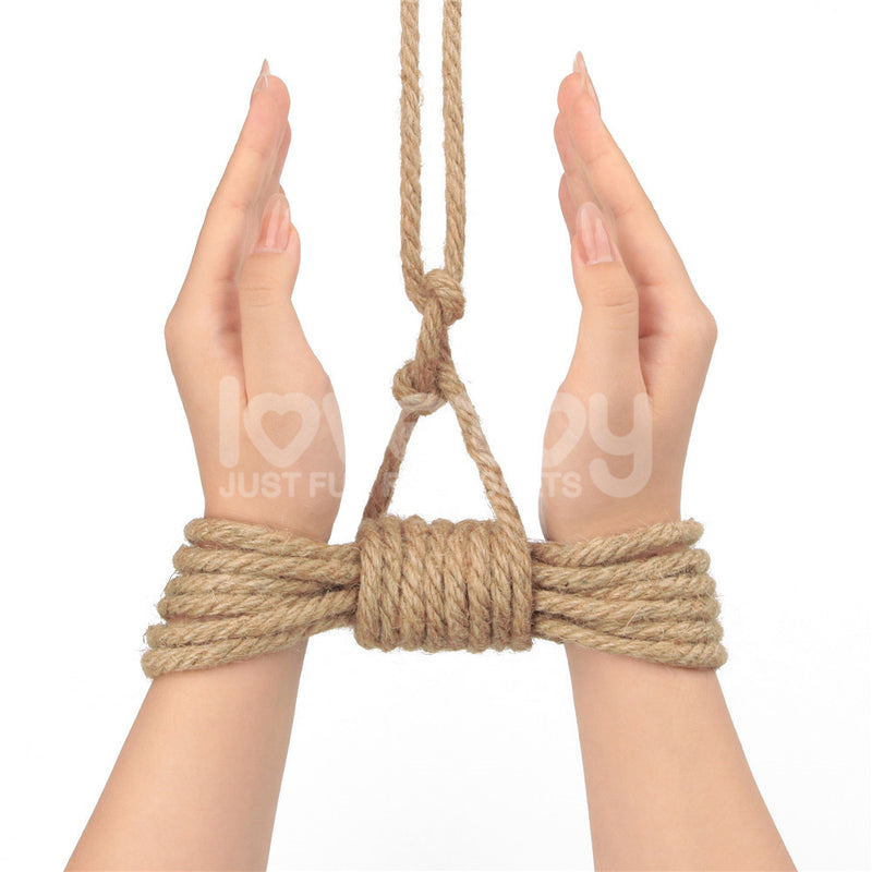 Rebellion Reign Hemp Bondage Rope - Rustic - Rustic Bondage Rope - 10 metre length